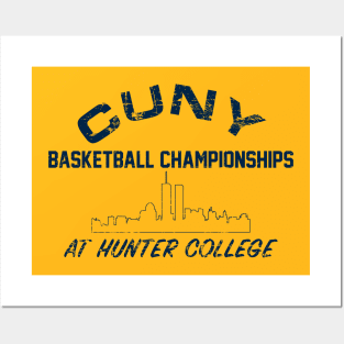 CUNY Basketball Championship Distressed Posters and Art